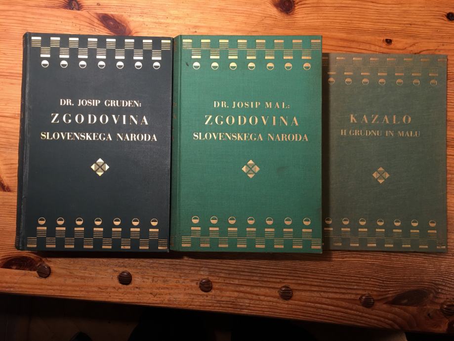 ZGODOVINA SLOVENSKEGA NARODA - MAL GRUDEN 1,2+ KAZALO GRUDNU IN MALU