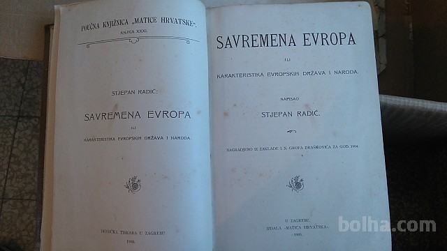 SAVREMENA EVROPA - Stjepan Radić 1905