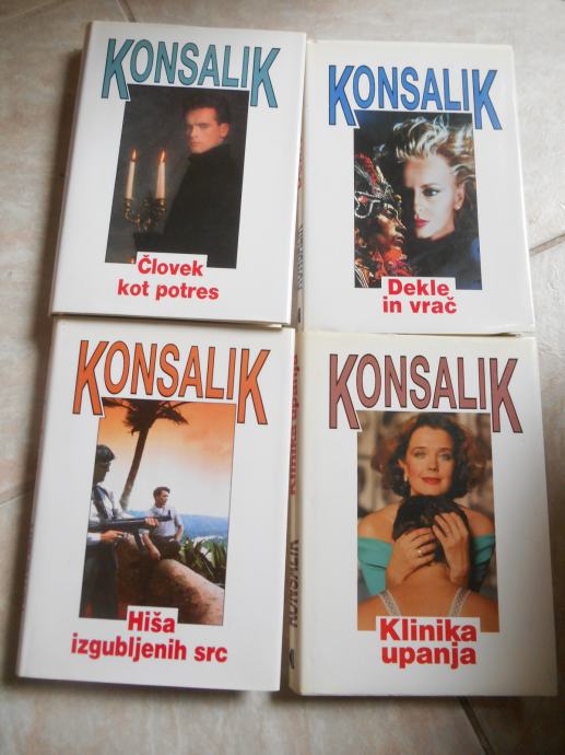 Prodam zbirko romanov Heinza G. Konsalika