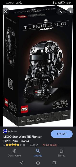 KUPIM STAR WARS LEGO TIE FIGHTER PILOT