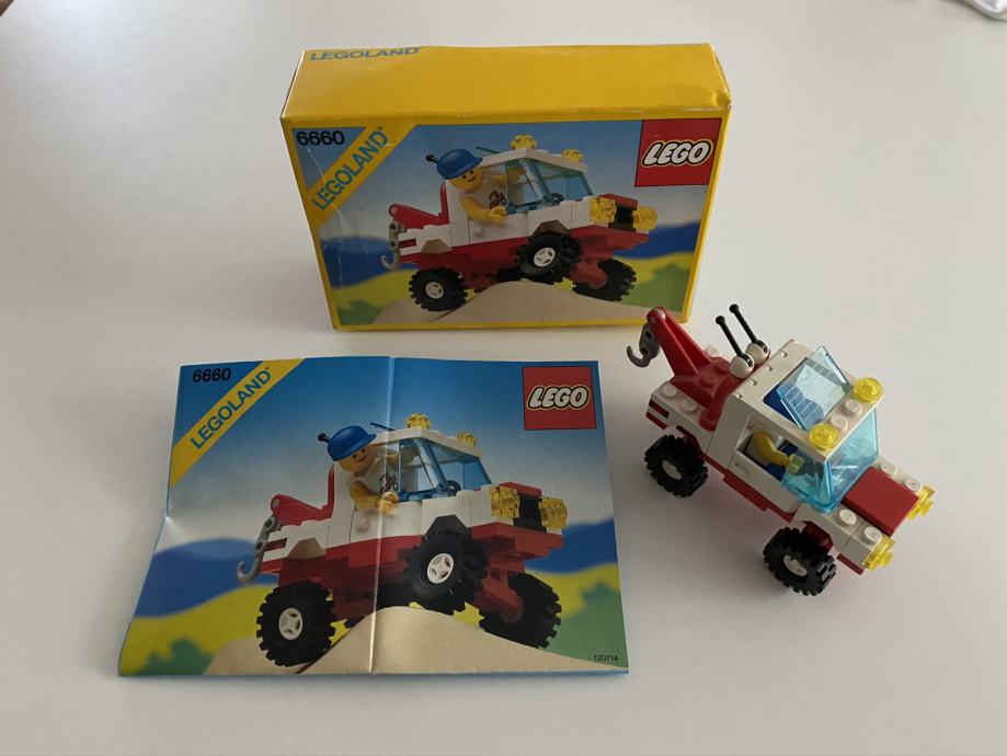 Lego 6660 Hook & Haul Wrecker, l.1989, komplet, vintage, redkost