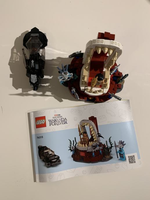 LEGO 76213 Marvel King Namor’s Throne Room, Black Panther Wakanda Fore