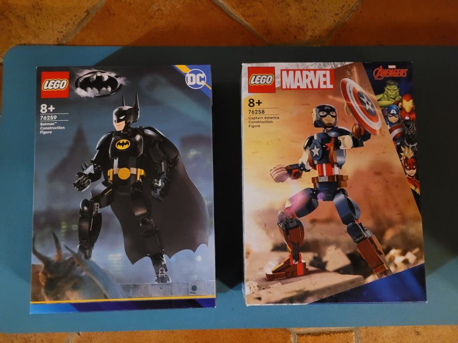 LEGO 76258 Marvel Captain America in 76259 Batman