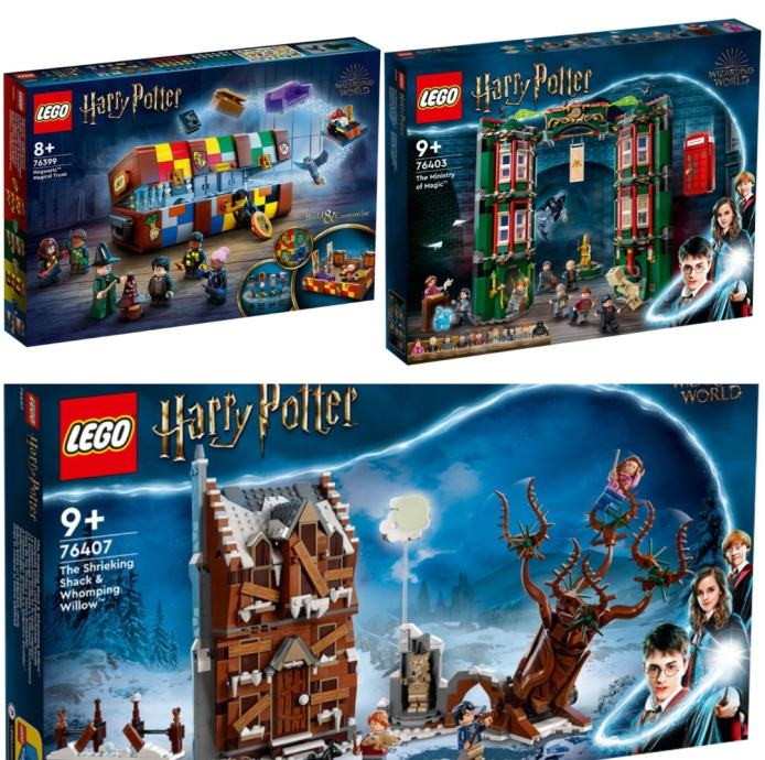 Lego Harry Potter seti 76399, 76407, 76403 Harry Potter zbirka