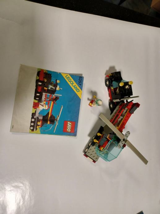 Lego kocke 6357 vintage stunt helicopter and truck z navodili