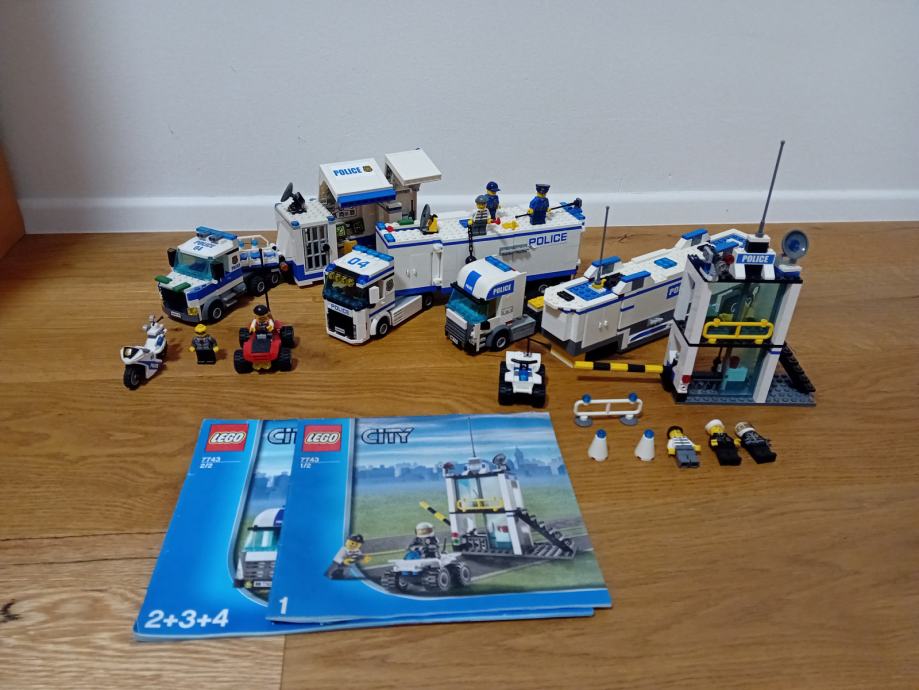 Lego kocke policijski tovornjaki (3x) vse skupaj za 50€