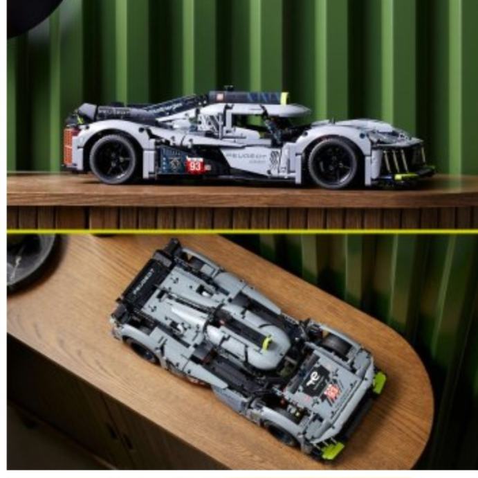 LEGO PEUGEOT 9X8 24H Le Mans hibridni hiperavtomobil