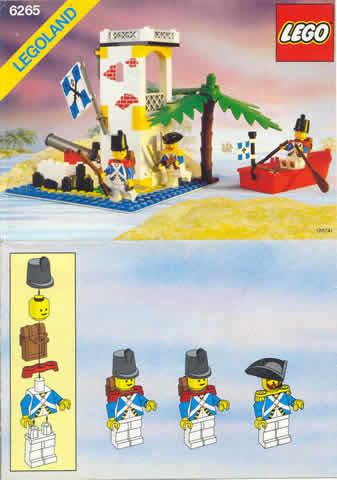 Lego Pirates vintage 6265 Sabre Island