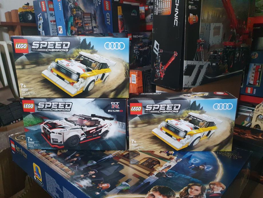 LEGO Speed Champions 76897 Audi Quattro, 76896 Nissan GT-R