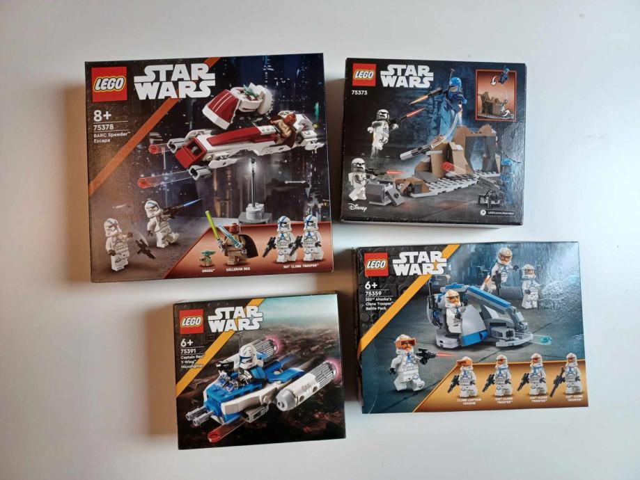 Lego Star Wars - več setov (75385, 75378, 75359, 75391, 75373)