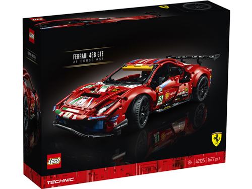 LEGO Technic 42125 Ferrari 488 GTE AF Corse 51