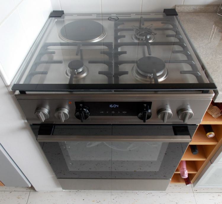 Gorenje inox kombiniran štedilnik K6351XC