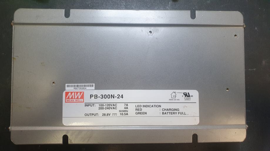 Prodam 24V polnilec MEANWELL PB-300N-24