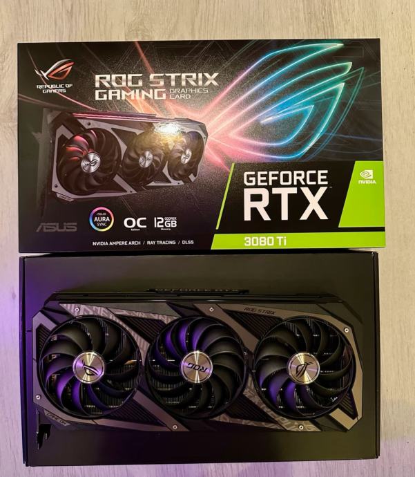 GeForce RTX 3080 Ti Asus ROG Strix OC 12 GB GDDR6X