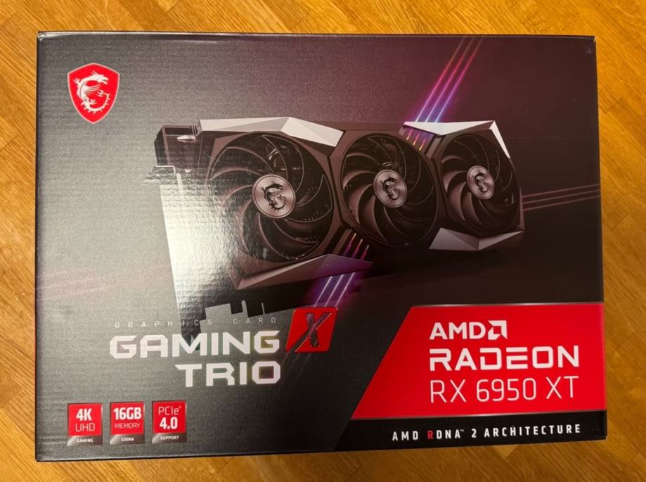 Grafična kartica MSI Radeon RX 6950 XT 16 GB Gaming Trio X