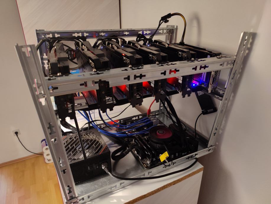 Mining rig - 6x - GeForce GTX 1660 SUPER (rač.komponente)