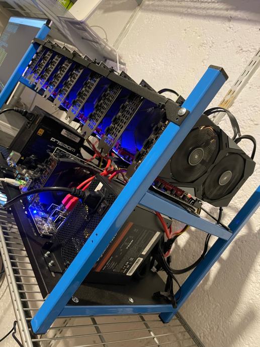 Mining rig Nvidia 2060 Gigabyte 330mhs / 850w porabe