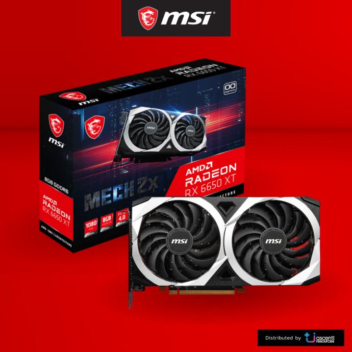 MSI Radeon RX 6650XT MECH 2X OC 8GB