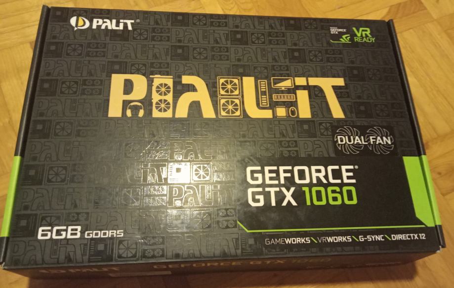 Palit Nvidia GeForce GTX 1060 6GB odlično ohranjena