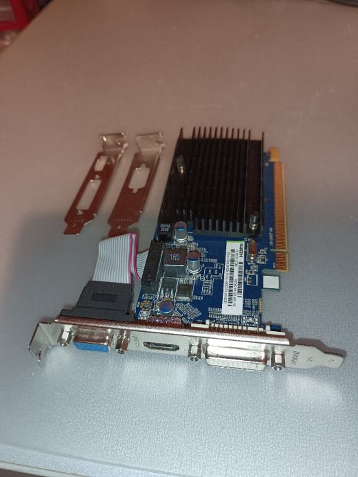 ATI RADEON HD 5450 1GB HD 4550 512MB PASIVNA LOW PROFILE PCIE DVI HDMI