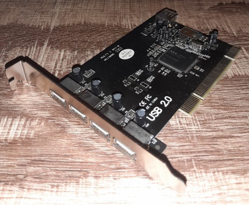 USB razširitvene kartice PCI