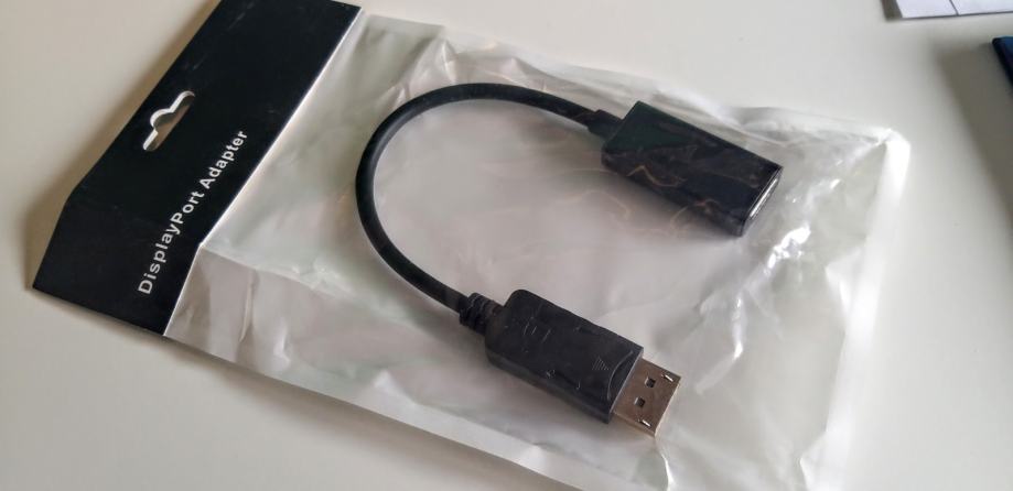 HP Display port adapter v HDMI