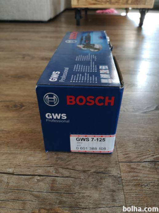 BOSCH KOTNI BRUSILNIK GWS 7-125