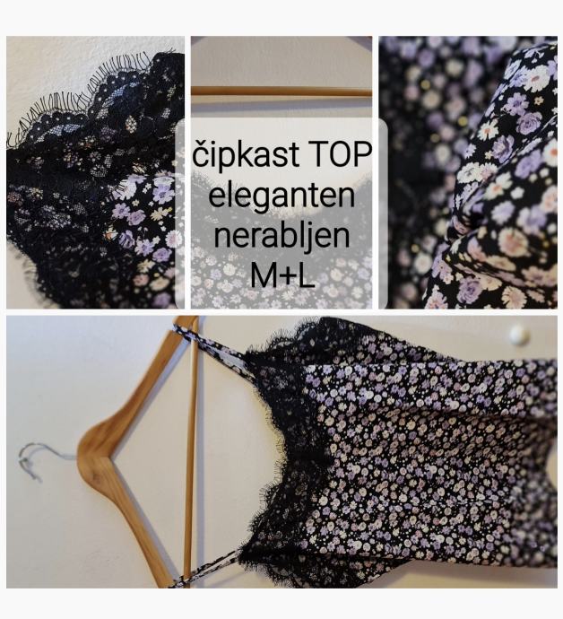 TOP - št.M+L ■čipka ■eleganten ■nov