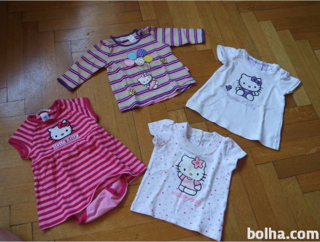 komplet majic in bodija Hello Kitty, št. 62