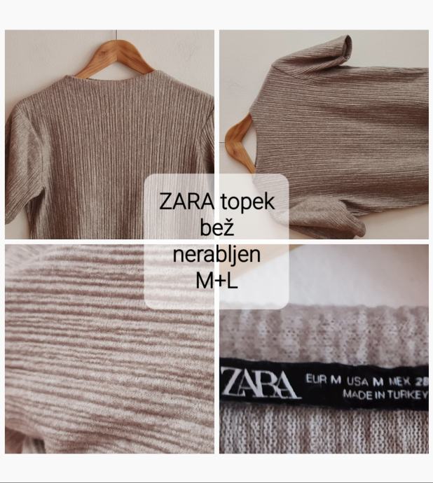 TOP - st.M+L ■ZARA ■bež ■nerabljen