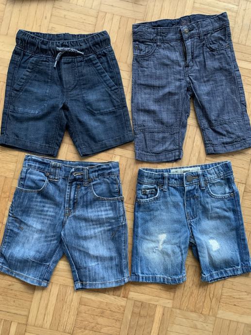 Kratke jeans hlače, kratke kavbojke 92, 98