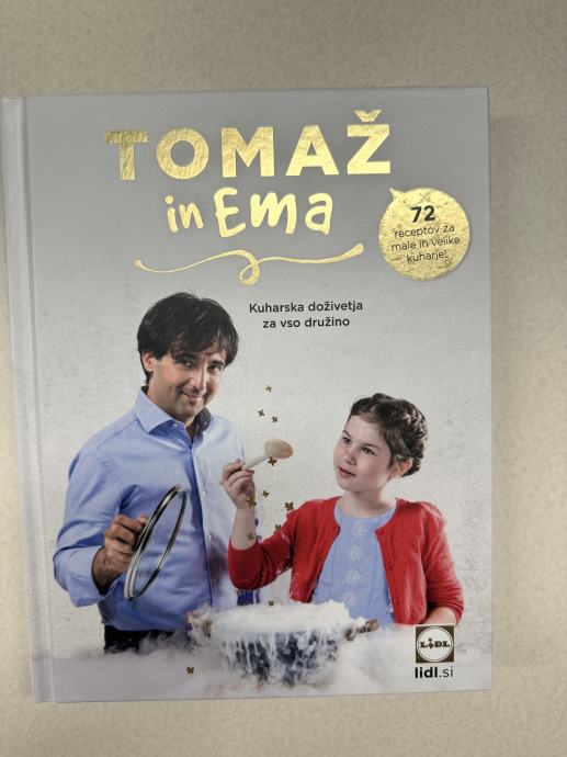 Tomaž in Ema kuharska knjiga nova