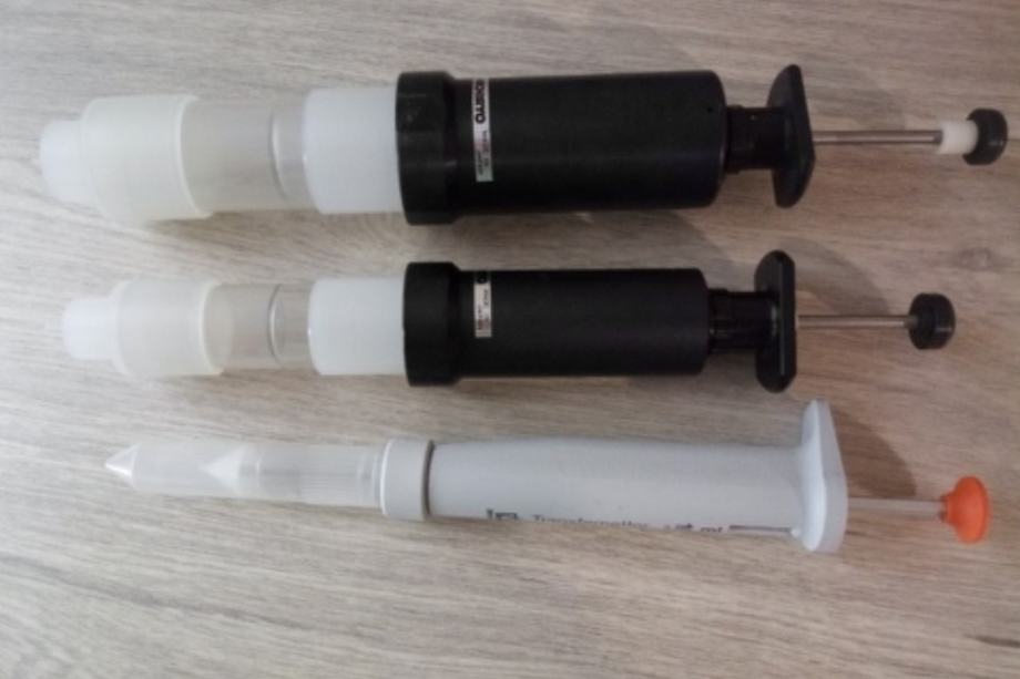 3 delujoče  pipet pipete pipeta 10, 25, 50 ml