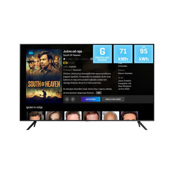 Odličen LCD Samsung UE50AU7022KXXH 4K ULTRA HD, CHRSTAL 4K procesor