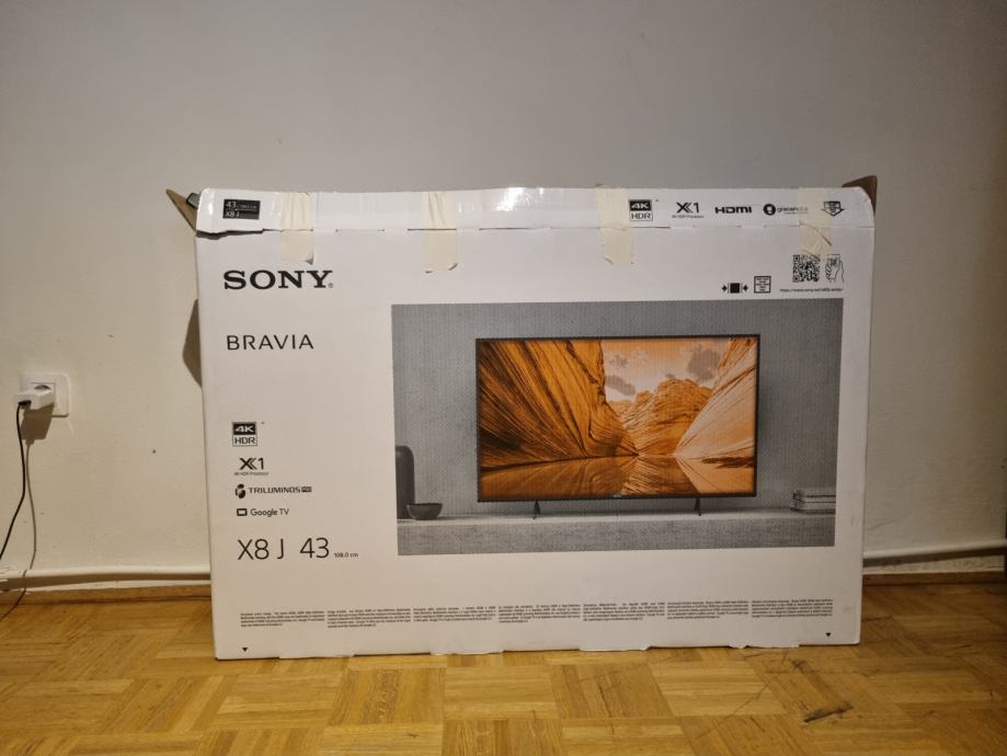 Sony Bravia X80J 43inch, Počen zaslon