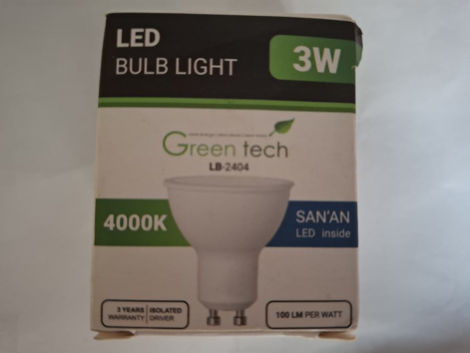 GU 10 sijalka led 3W