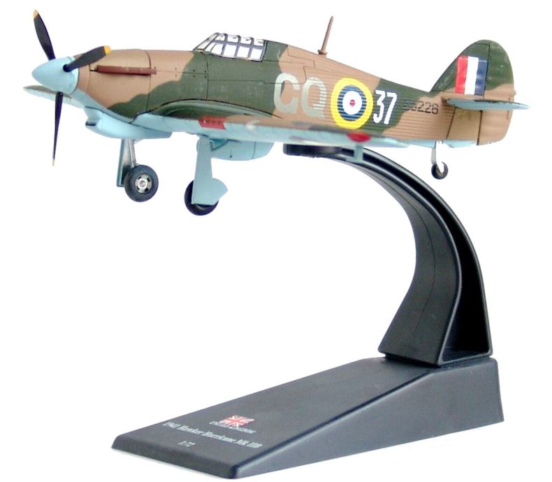 Kovinsko letalo - Maketa, model Hawker Hurricane avion 1/72 1:72