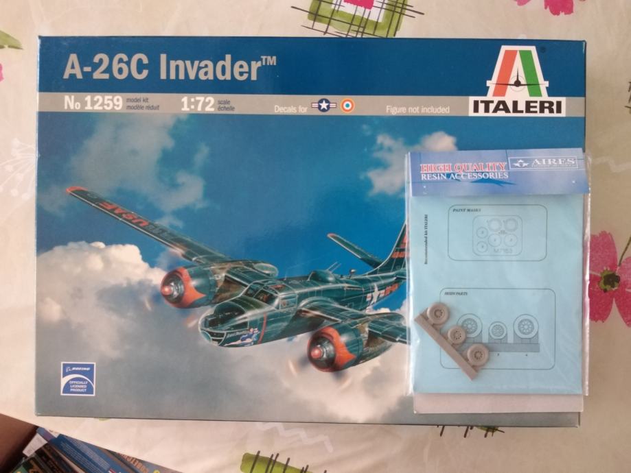 Maketa Italeri 1259 A-26C Invader 1/72