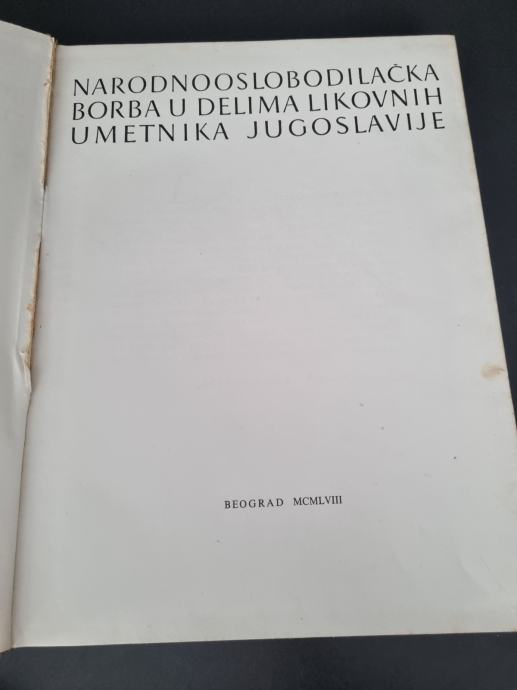 NOB; narodnoosvobodilačka borba u delima likovnih umetnika Jugoslavije