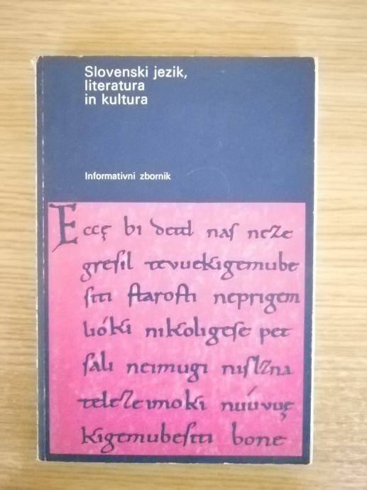 Slovenski jezik, literatura in kultura – informativni zbornik