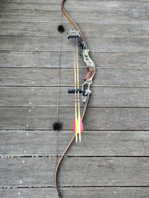 Recurve/ukrivljeni lok Hoyt satori, 62", RH, 45# pri 28"