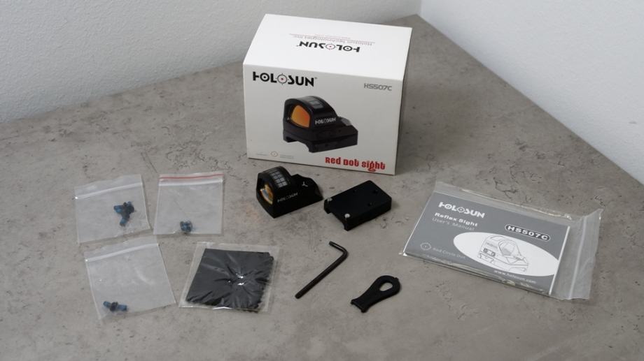 Holosun HS507C, 2 MOA / 2 MOA Dot & 32 MOA Circle, demo