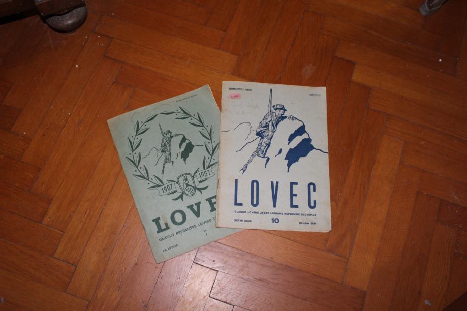 REVIJE LOVEC od 1954 do 2019 po 0,20 eur/kos