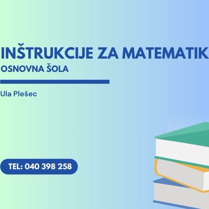 Inštrukcije za matematiko