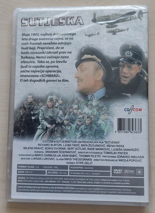 Dvd Partizanski Film Sutjeska