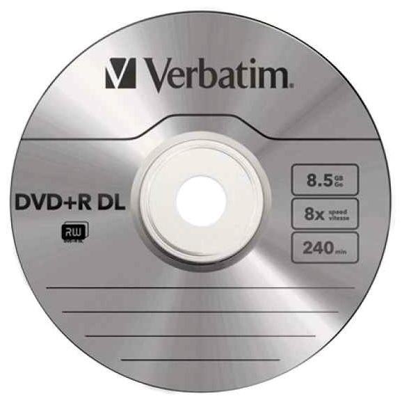 Verbatim DVD+R DL 8,5 Gb  3 kosi 5€