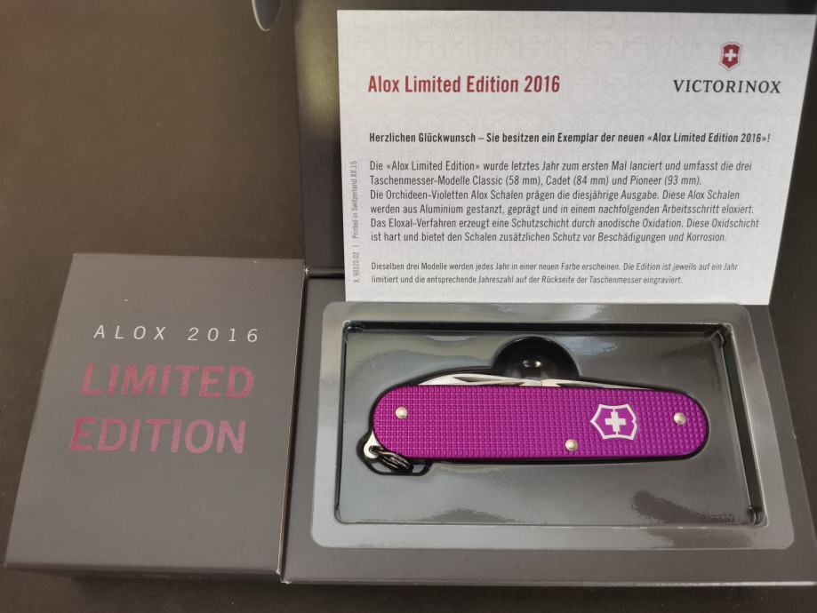 Victorinox limited edition 2016