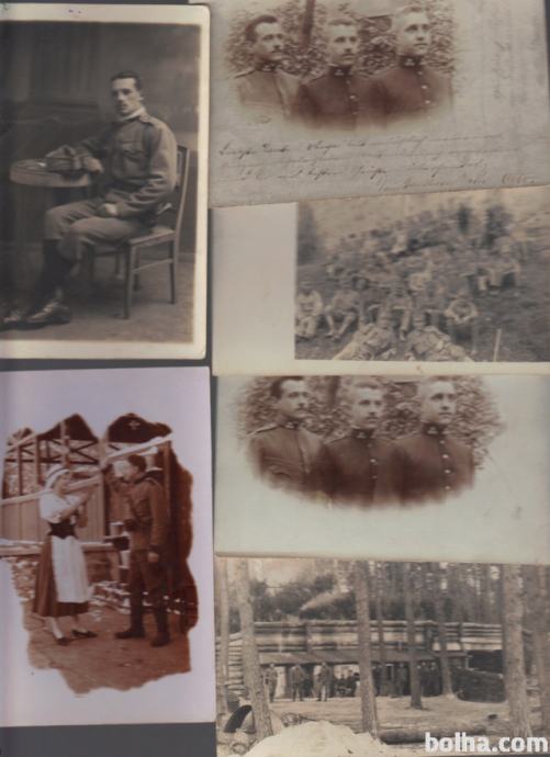 VOJAŠKE FOTOGRAFIJE - PRVA VOJNA - 91 x, 1915-18