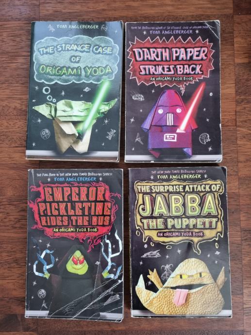 4 Origami Yoda Series books-  in English