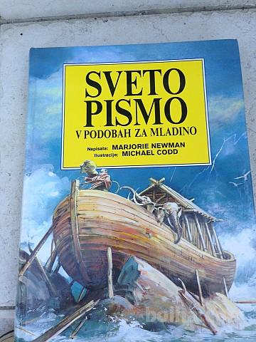 Knjiga Sveto pismo v podobah za mladino, 319 strani, Lj.